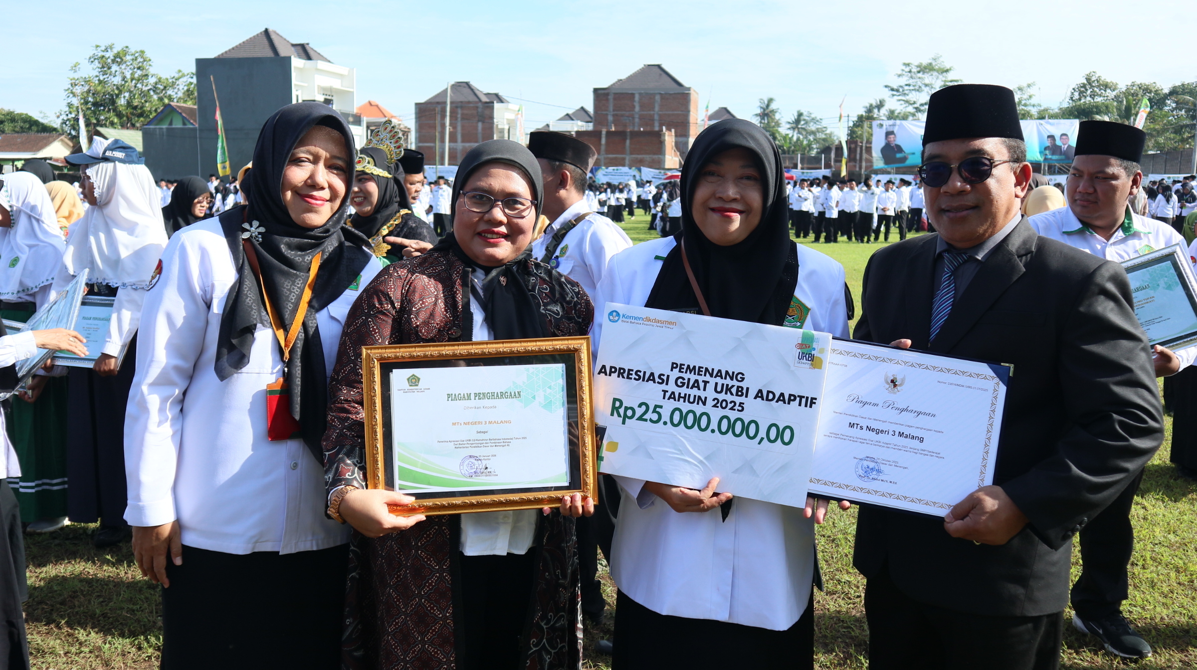 Kepala BBP Jatim Hadiri Upacara Hari Amal Bakti Kemenag Kabupaten Malang